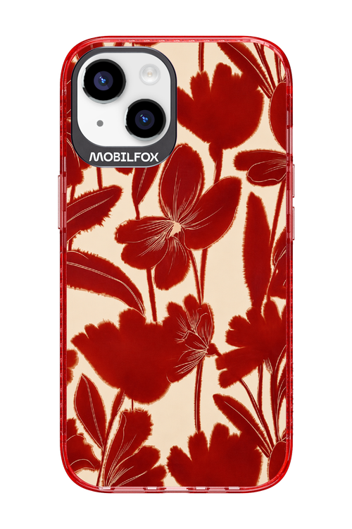 Burgundy Flowers 2.0 - Apple iPhone 14