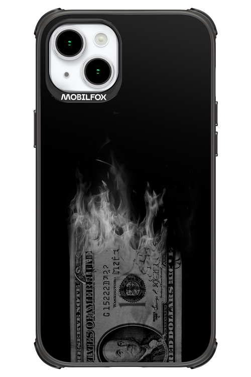 Money Burn B&W 2.0 - Apple iPhone 15 Plus