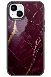 Burgundy Marble - Apple iPhone 15 Plus