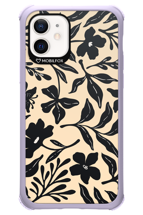 Black Flowers 2.0 - Apple iPhone 12