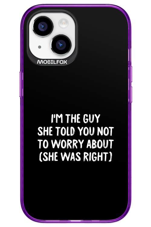 She was right 2.0 - Apple iPhone 15