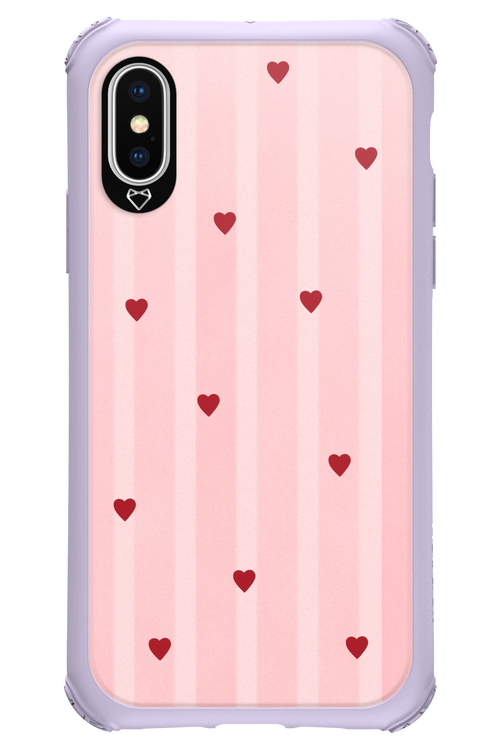 Red Little Hearts 2.0 - Apple iPhone XS