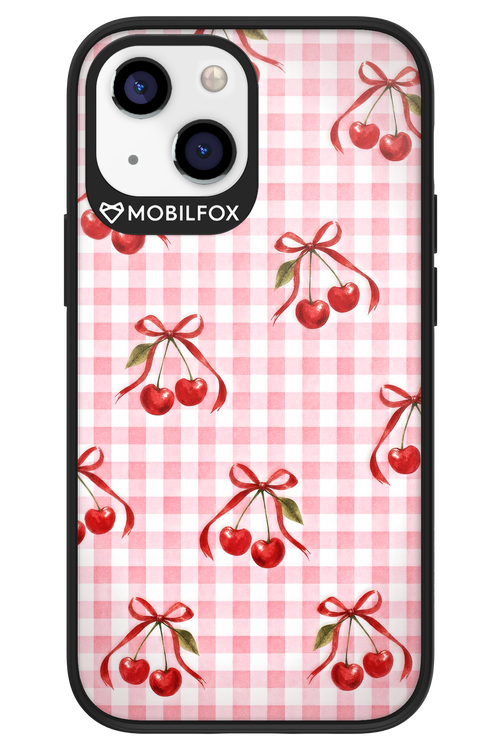Pink Cherry Checked 2.0 - Apple iPhone 13 Mini