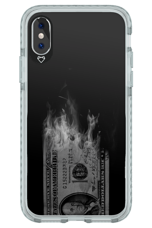 Money Burn B&W 2.0 - Apple iPhone X