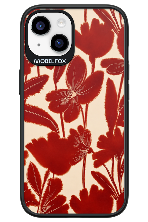 Burgundy Flowers 2.0 - Apple iPhone 14