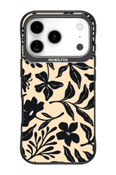 Black Flowers 2.0 - Apple iPhone 17 Pro