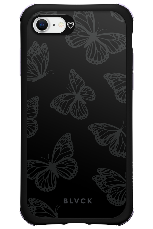 Black Butterflies - Apple iPhone 8