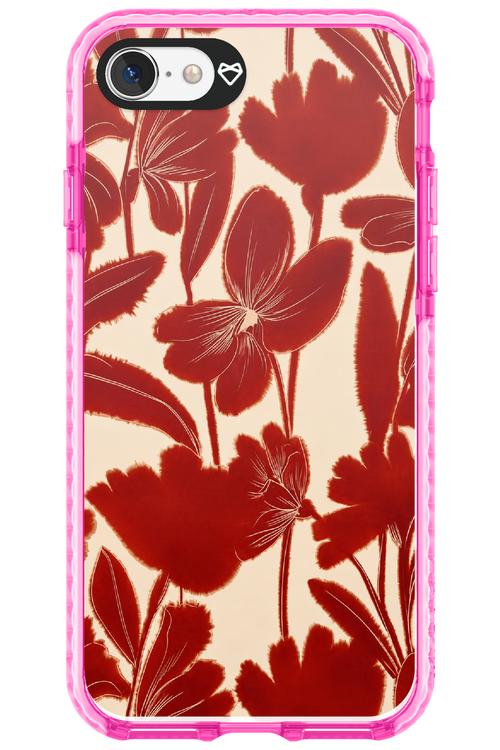 Burgundy Flowers 2.0 - Apple iPhone SE 2022