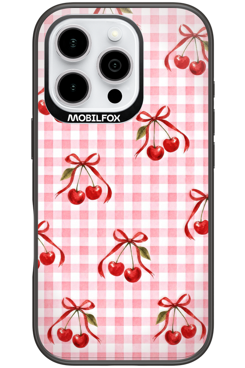 Pink Cherry Checked 2.0 - Apple iPhone 16 Pro