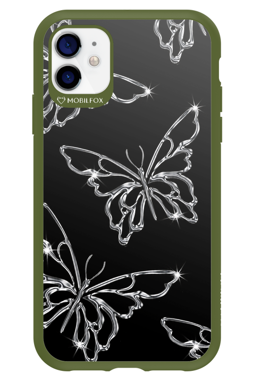 Silver Butterfly 2.0 - Apple iPhone 11