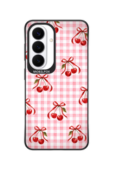 Pink Cherry Checked 2.0 - Samsung Galaxy S26