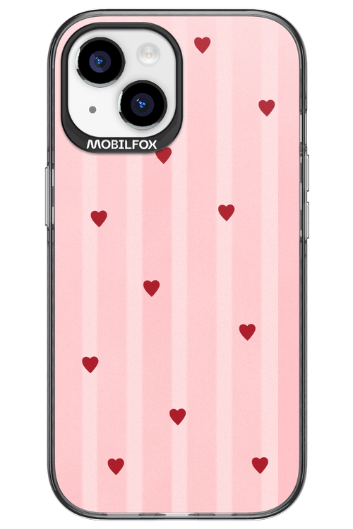 Red Little Hearts 2.0 - Apple iPhone 15