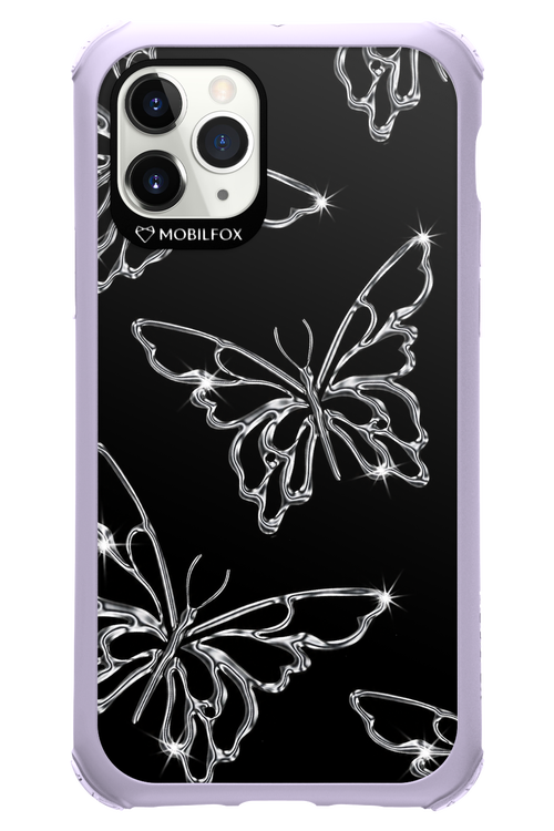 Silver Butterfly 2.0 - Apple iPhone 11 Pro
