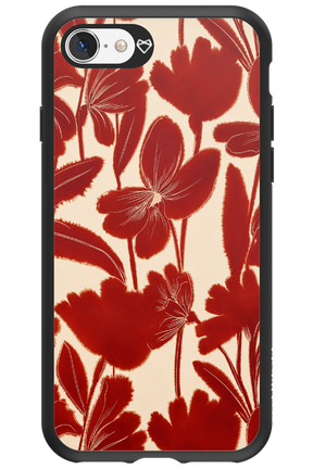 Burgundy Flowers 2.0 - Apple iPhone SE 2022
