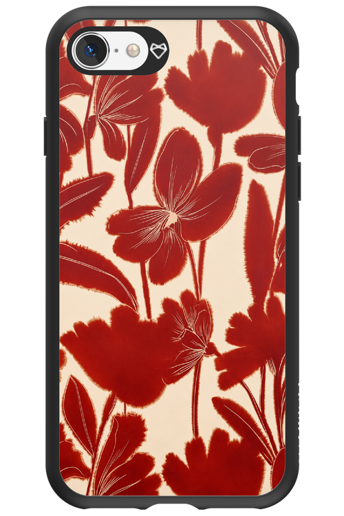 Burgundy Flowers 2.0 - Apple iPhone SE 2022