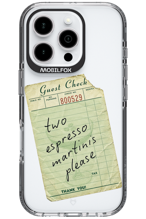 Espresso Martini 2.0 - Apple iPhone 16 Pro