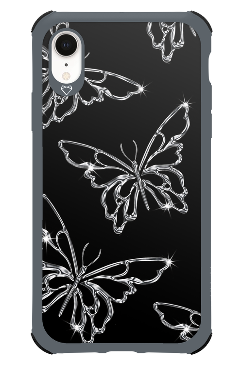 Silver Butterfly 2.0 - Apple iPhone XR