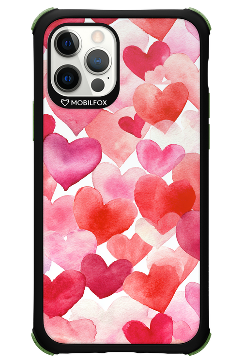 Water Painted Heart 2.0 - Apple iPhone 12 Pro