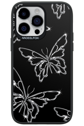 Silver Butterfly 2.0 - Apple iPhone 14 Pro Max
