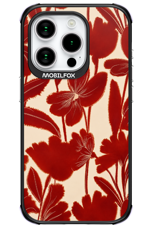 Burgundy Flowers 2.0 - Apple iPhone 15 Pro