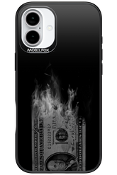 Money Burn B&W 2.0 - Apple iPhone 16 Plus