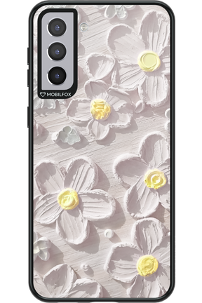 White Flowers 2.0 - Samsung Galaxy S21+