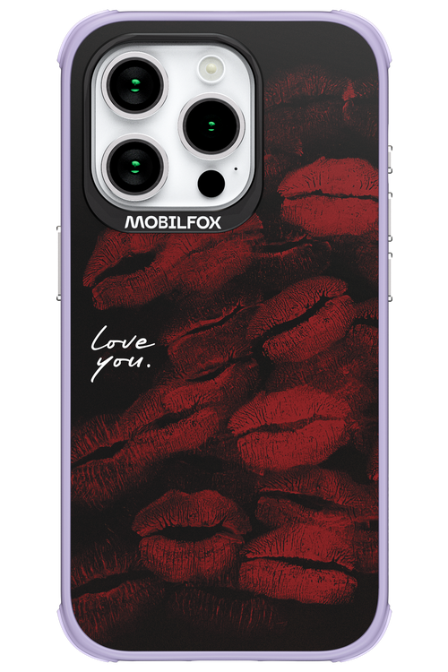 LOVE U BLACK 2.0 - Apple iPhone 15 Pro