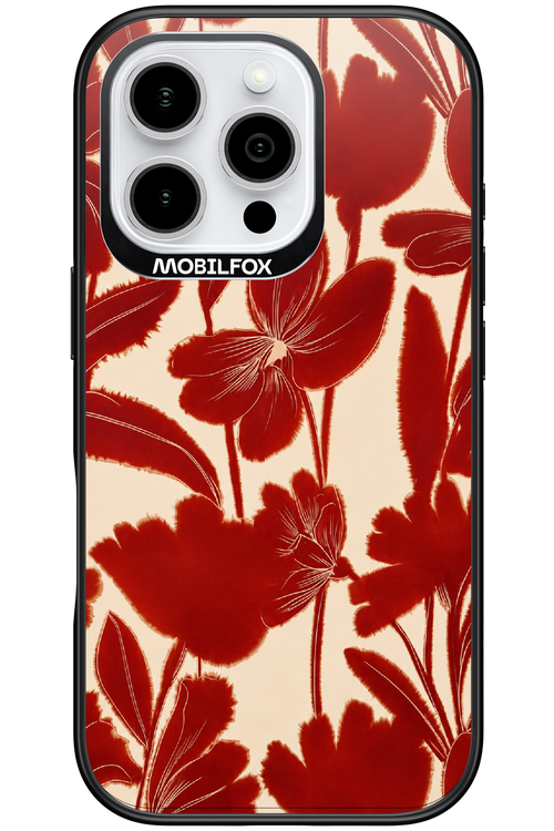 Burgundy Flowers 2.0 - Apple iPhone 16 Pro