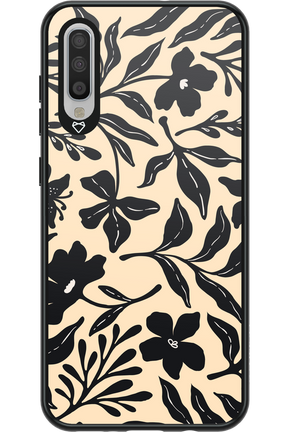 Black Flowers 2.0 - Samsung Galaxy A70