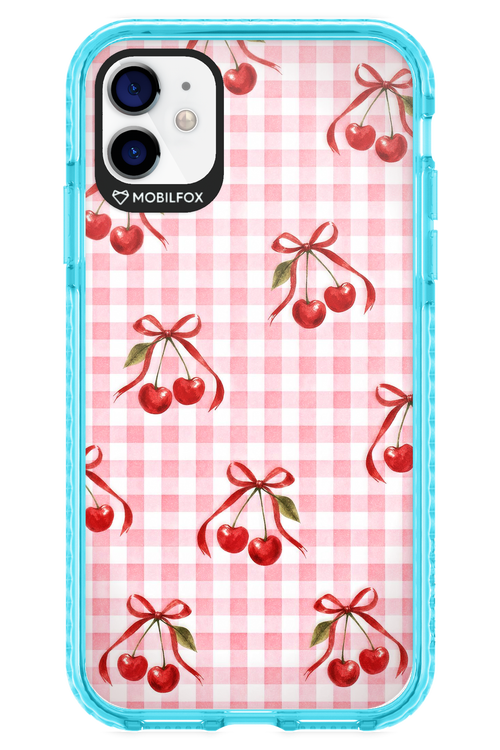 Pink Cherry Checked 2.0 - Apple iPhone 11