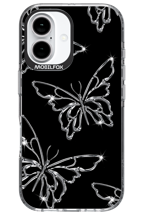 Silver Butterfly 2.0 - Apple iPhone 16
