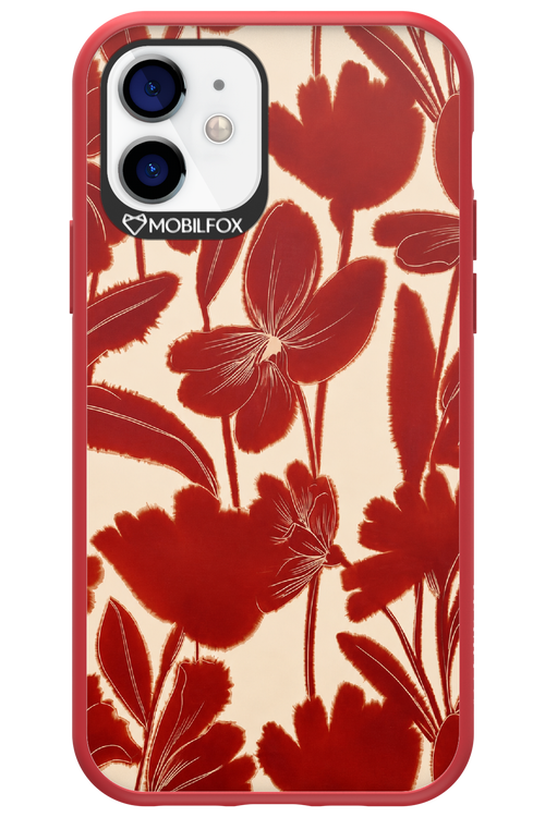Burgundy Flowers 2.0 - Apple iPhone 12