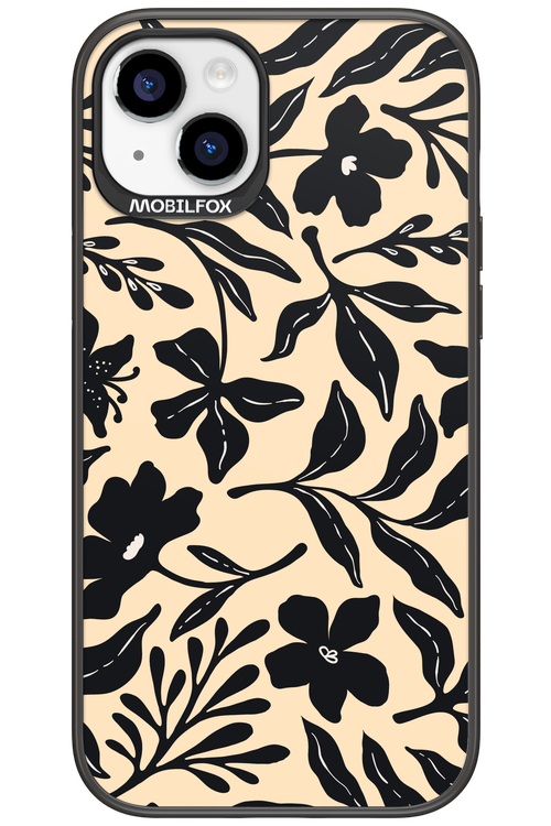 Black Flowers 2.0 - Apple iPhone 15 Plus