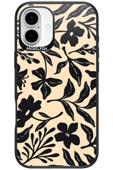 Black Flowers 2.0 - Apple iPhone 16 Plus