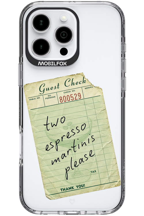 Espresso Martini 2.0 - Apple iPhone 16 Pro Max