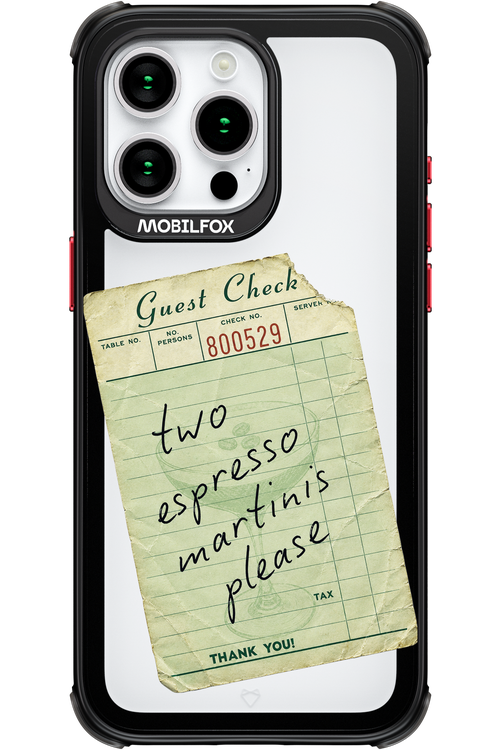 Espresso Martini 2.0 - Apple iPhone 15 Pro Max
