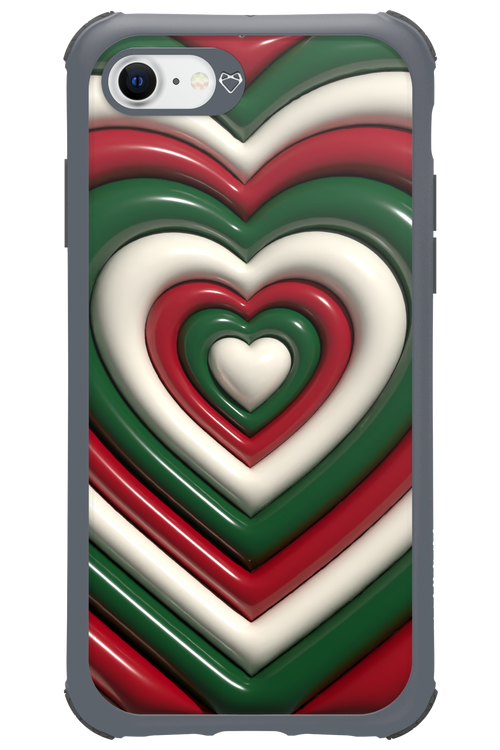 XMAS Hearts - Apple iPhone SE 2022