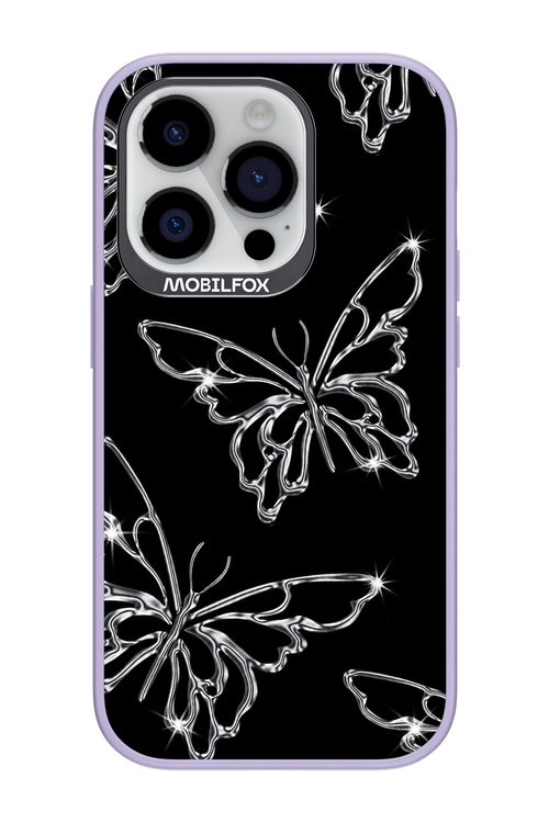 Silver Butterfly 2.0 - Apple iPhone 14 Pro
