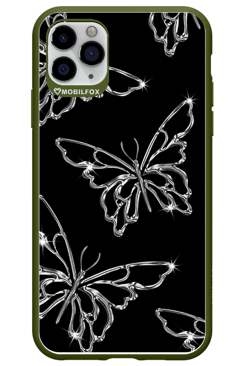 Silver Butterfly 2.0 - Apple iPhone 11 Pro Max