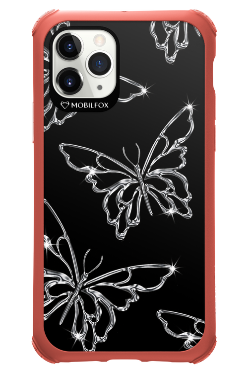 Silver Butterfly 2.0 - Apple iPhone 11 Pro