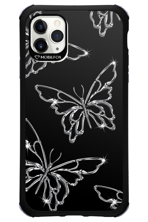 Silver Butterfly 2.0 - Apple iPhone 11 Pro Max