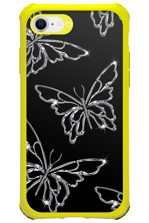 Silver Butterfly 2.0 - Apple iPhone 8