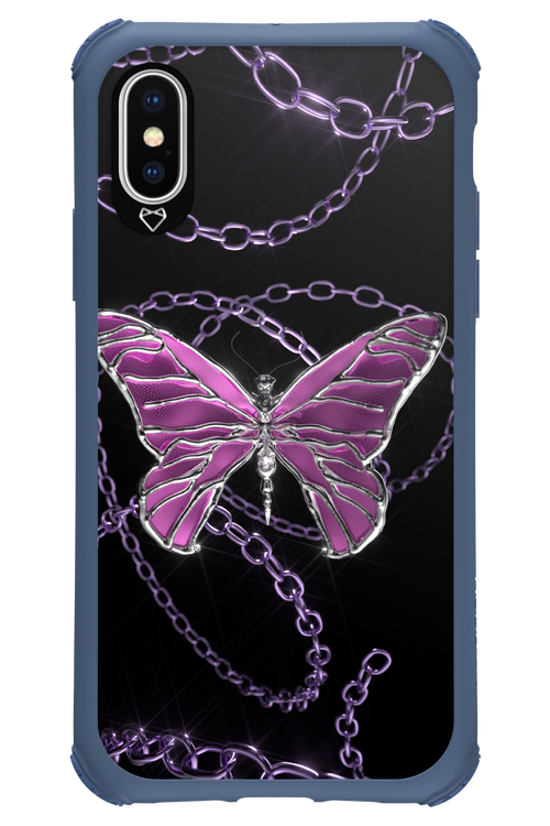 Butterfly Necklace - Apple iPhone X