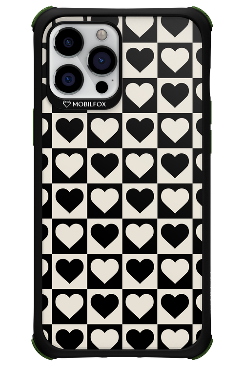 Checkered Heart - Apple iPhone 12 Pro Max