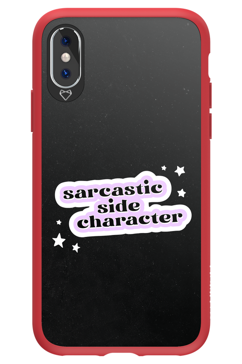 Sarcastic Black - Apple iPhone XS