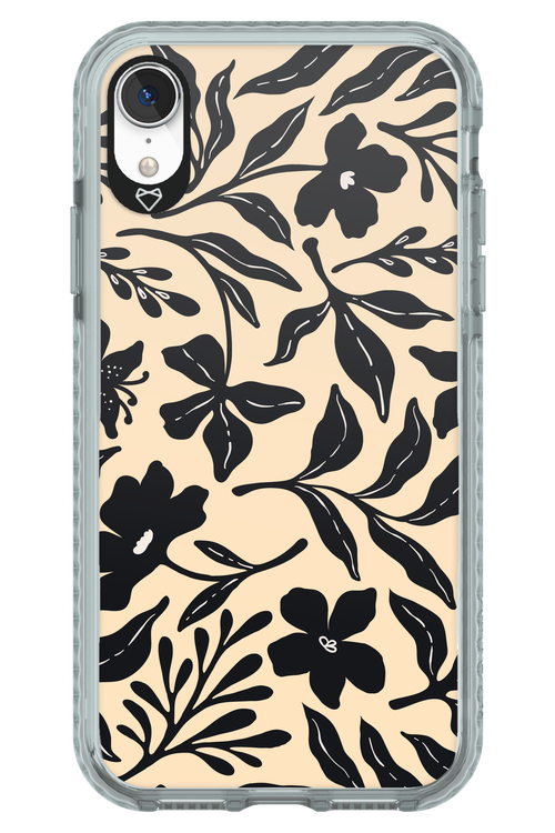 Black Flowers 2.0 - Apple iPhone XR