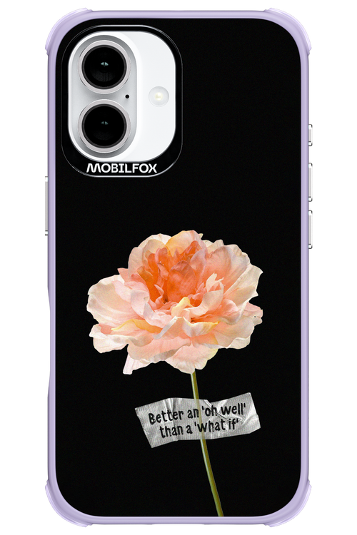 Flower Black - Apple iPhone 16