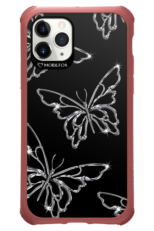 Silver Butterfly 2.0 - Apple iPhone 11 Pro