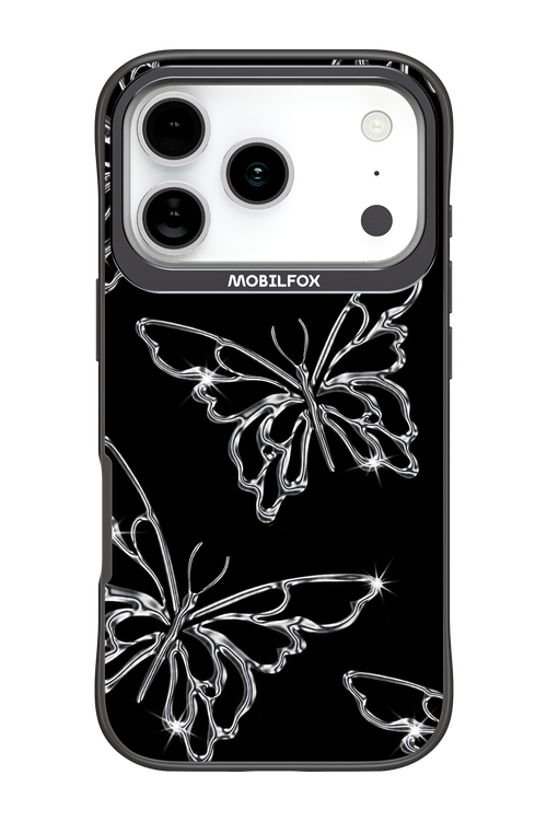 Silver Butterfly 2.0 - Apple iPhone 17 Pro