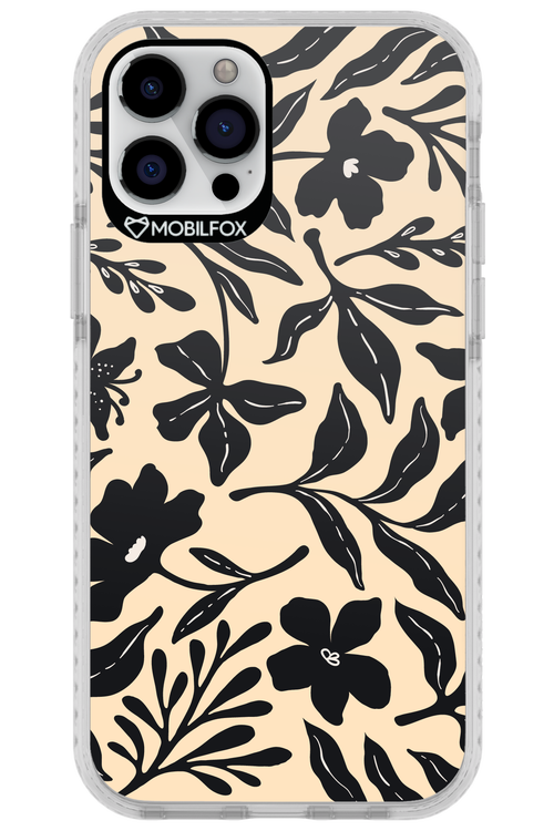 Black Flowers 2.0 - Apple iPhone 12 Pro